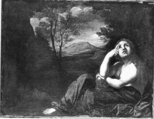 Magdalena door Annibale Carracci